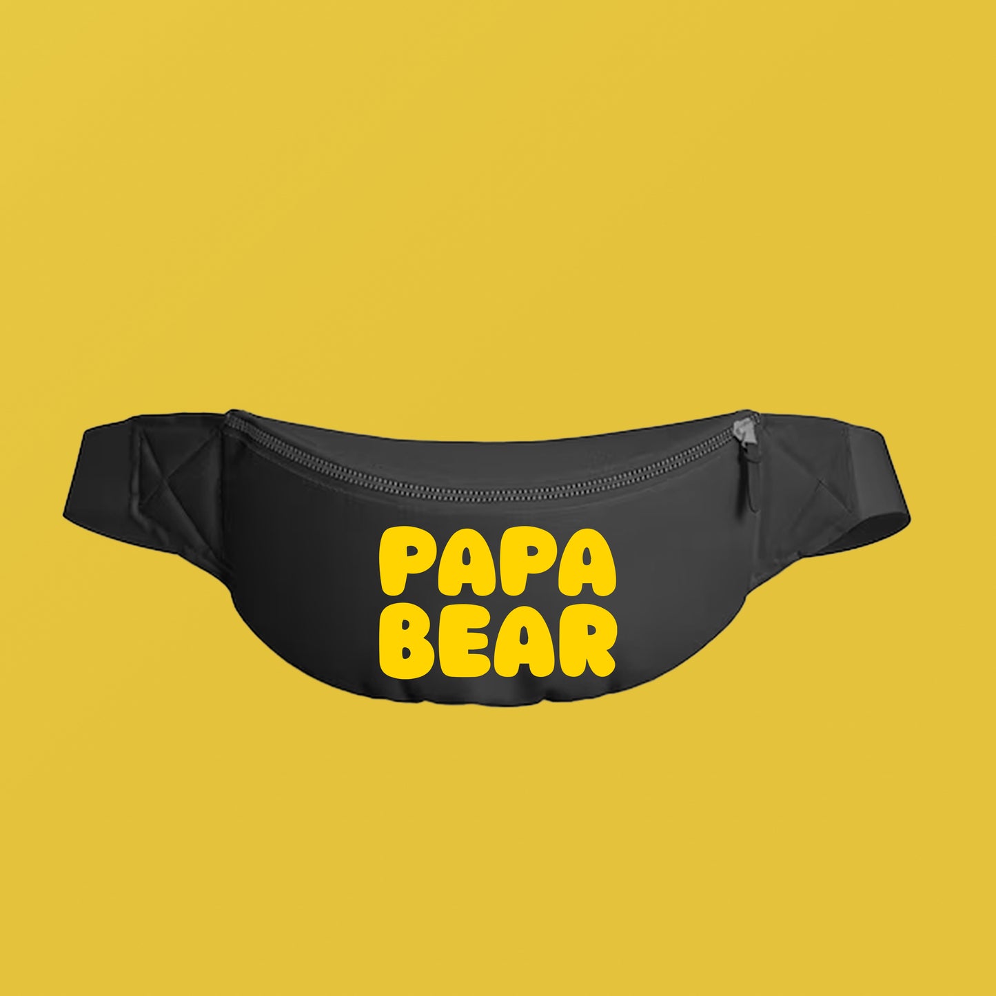 Papa Bear Yellow Fanny Pack