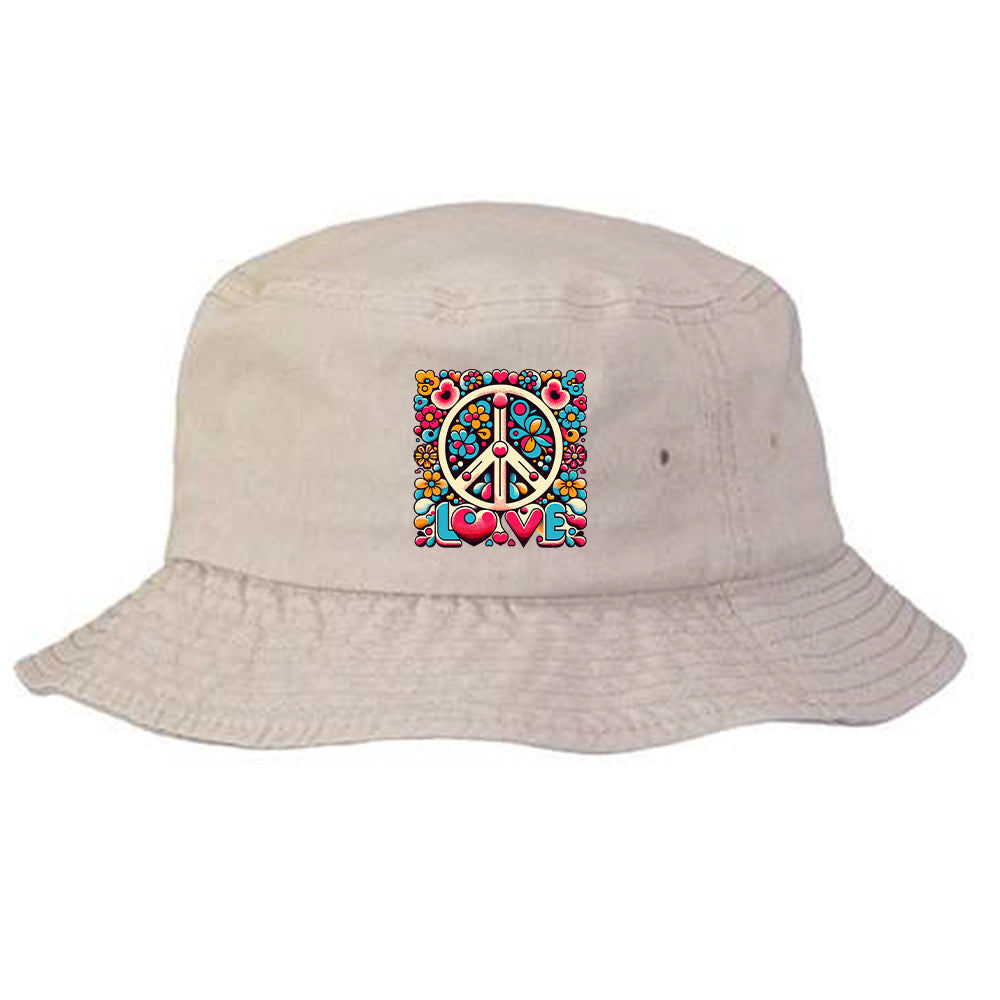 Peace And Love Bucket Hat