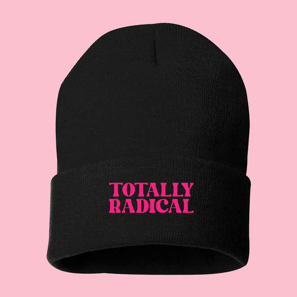 Totally Radical Pink Beanie