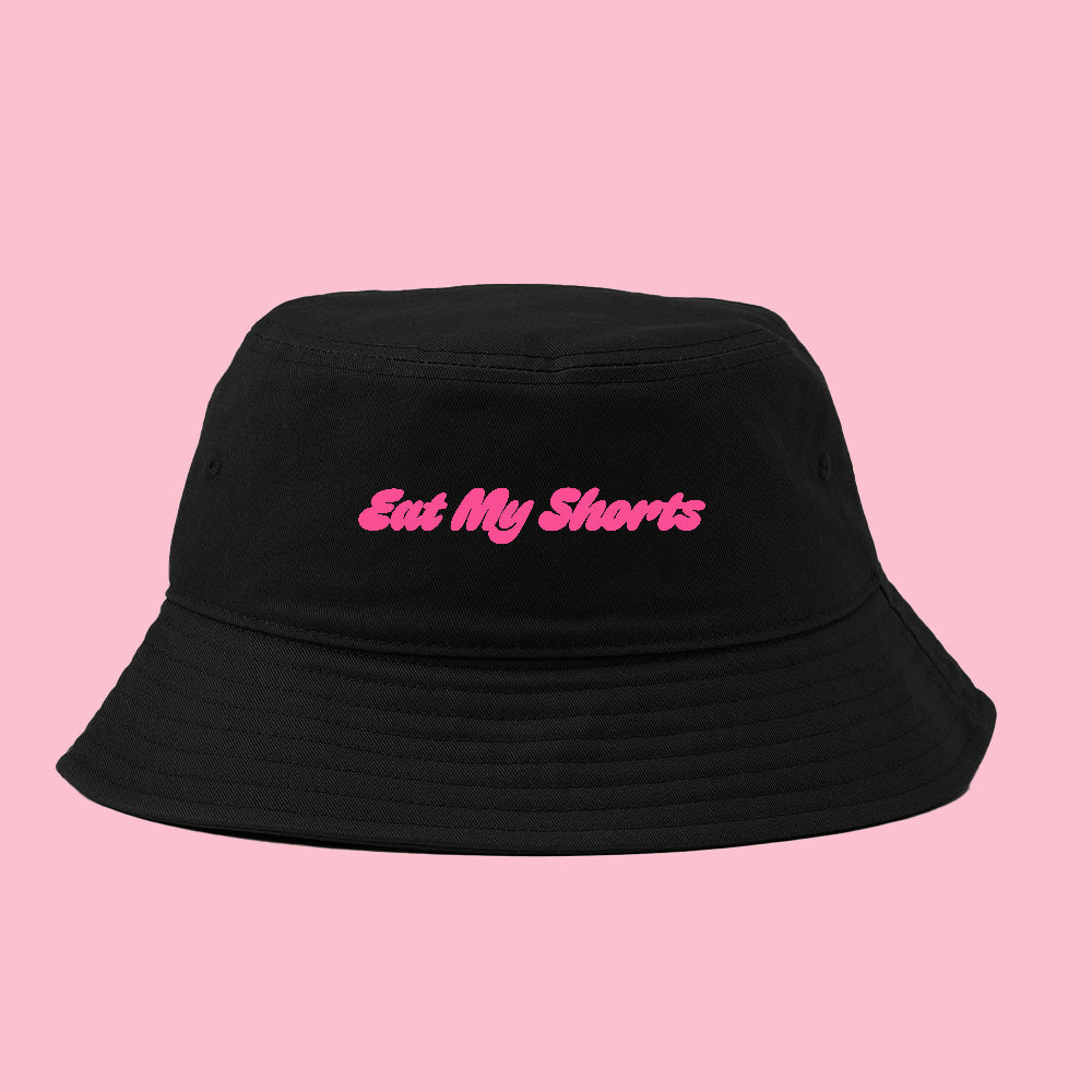 Eat My Shorts Pink Bucket Hat