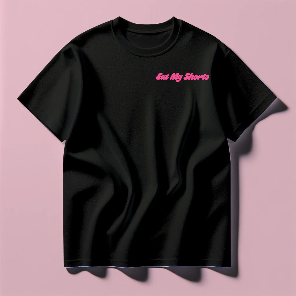 Eat My Shorts Pink Tee Shirt