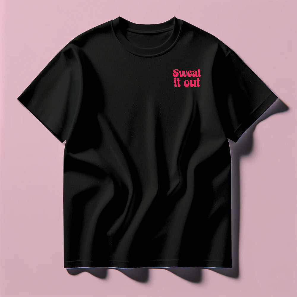 Sweat It Out Red Tee Shirt
