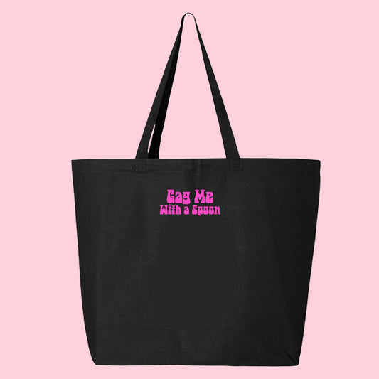 Gag Me With a Spoon Pink Tote Bag