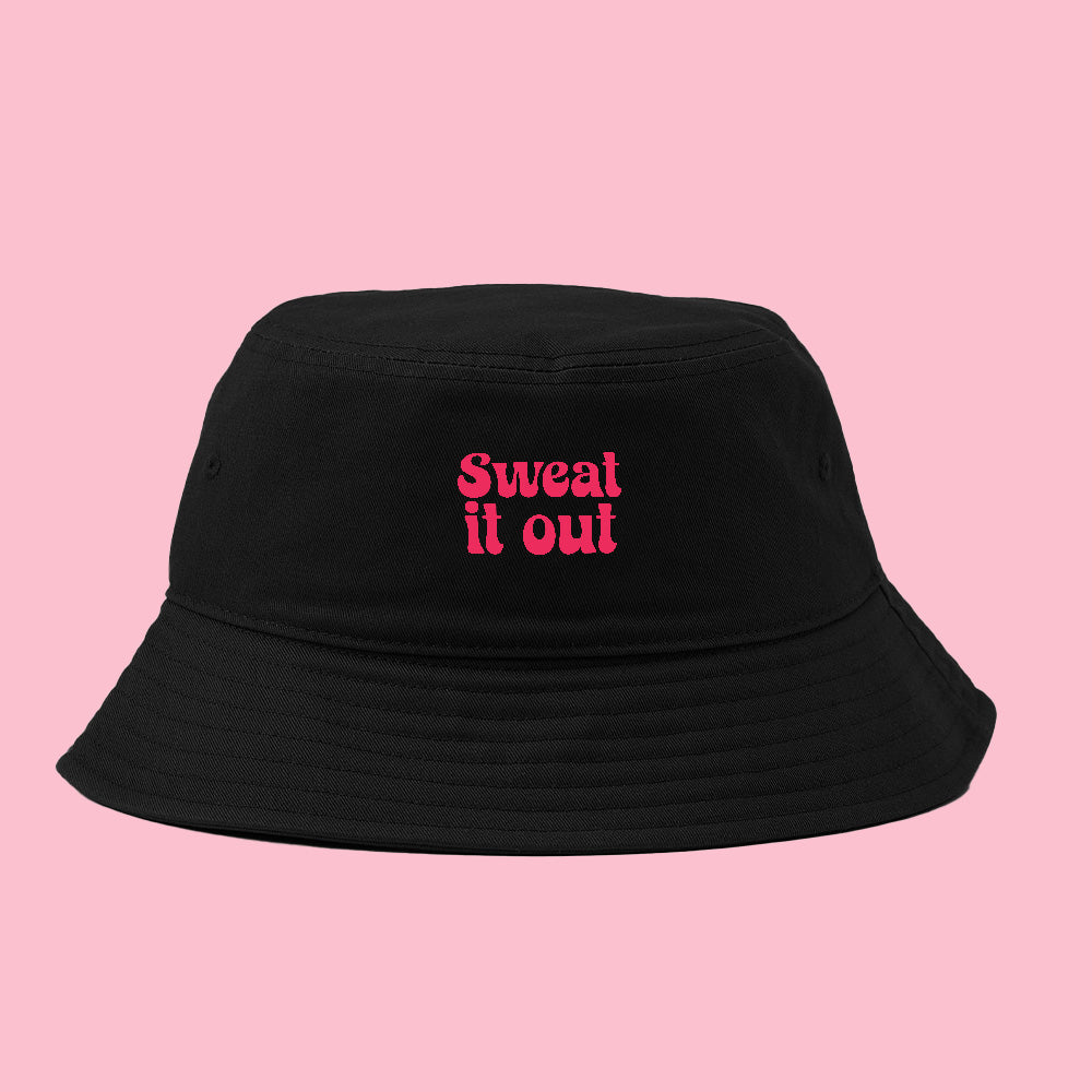 Sweat It Out Purple Bucket Hat