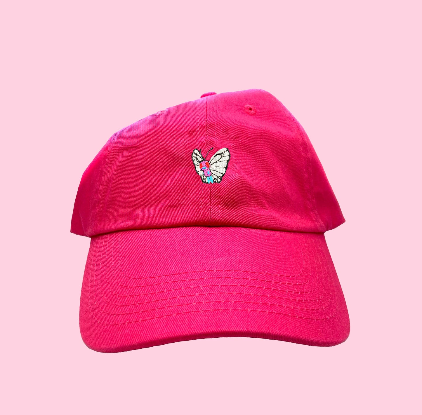 #0012 pink dad hat