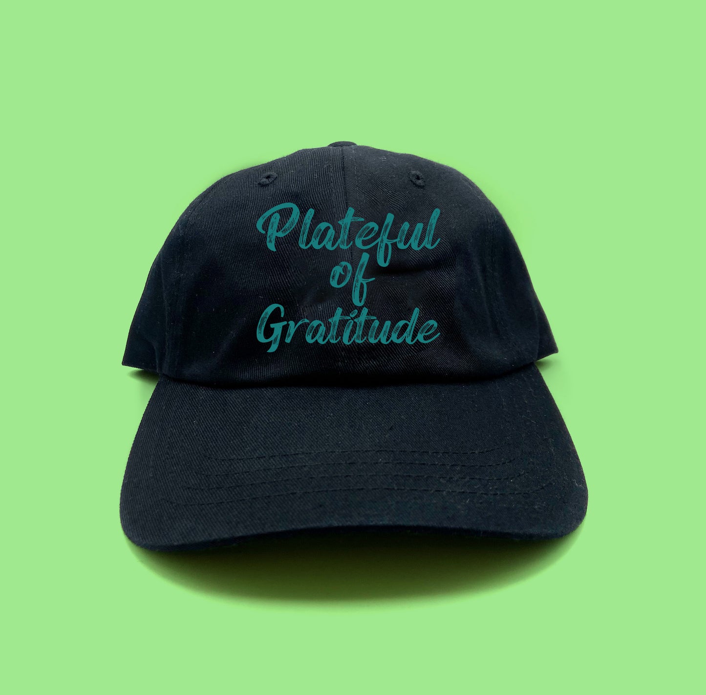 Plateful of Gratitude Green Dad Hat