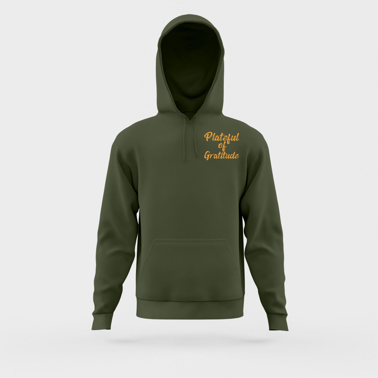 Plateful of Gratitude Yellow Hoodie