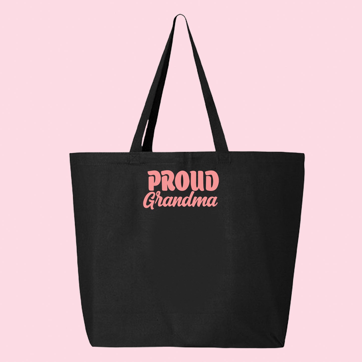 Proud Grandma Pink Tote Bag