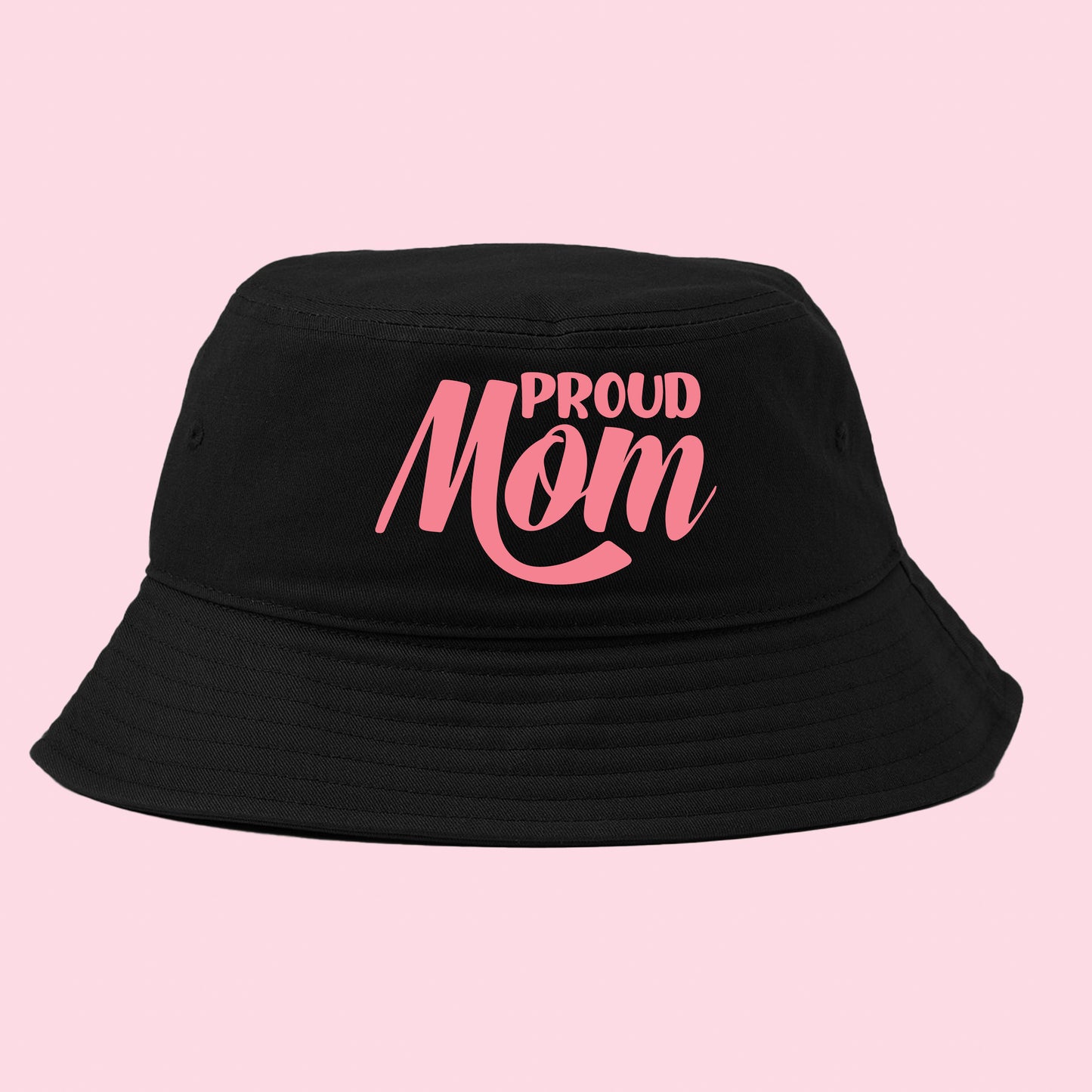 Proud MOM Pink Bucket Hat