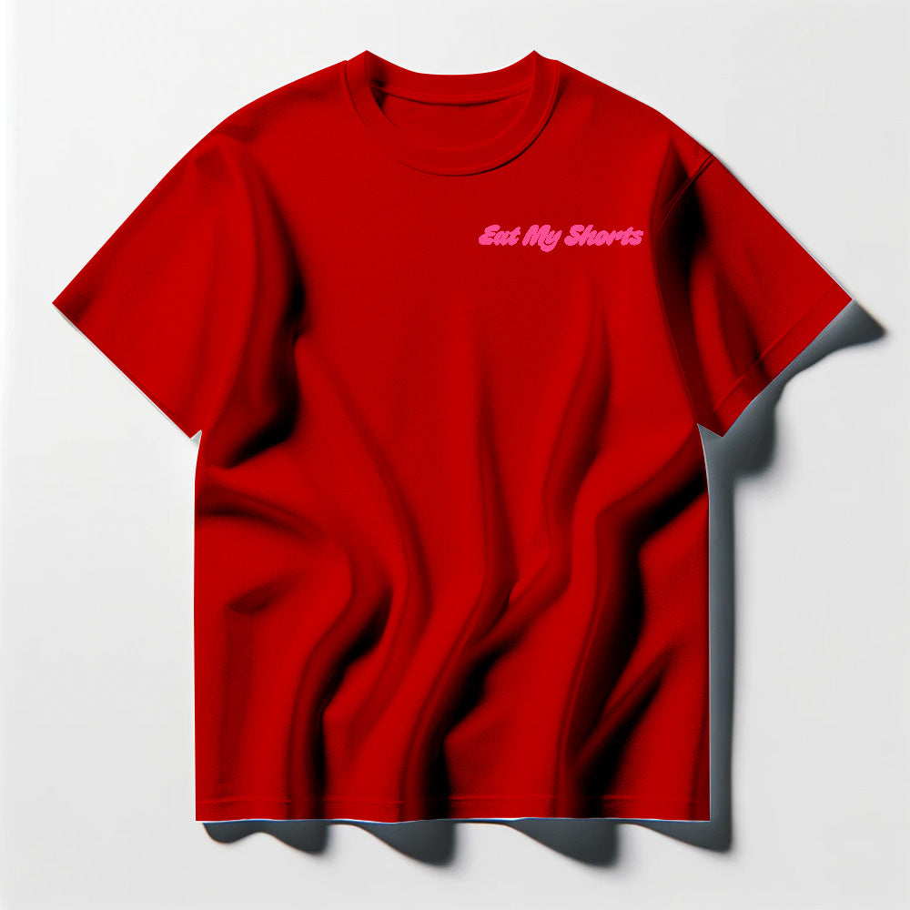 Eat My Shorts Pink Tee Shirt