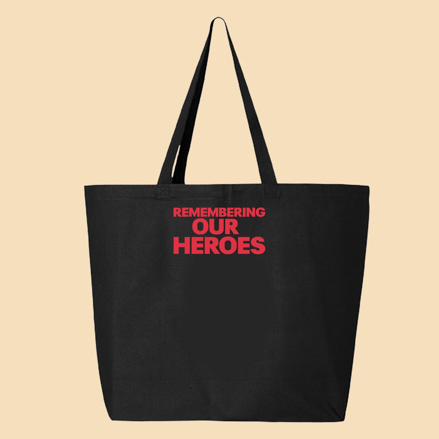 Remembering Our Heroes Red Tote Bag