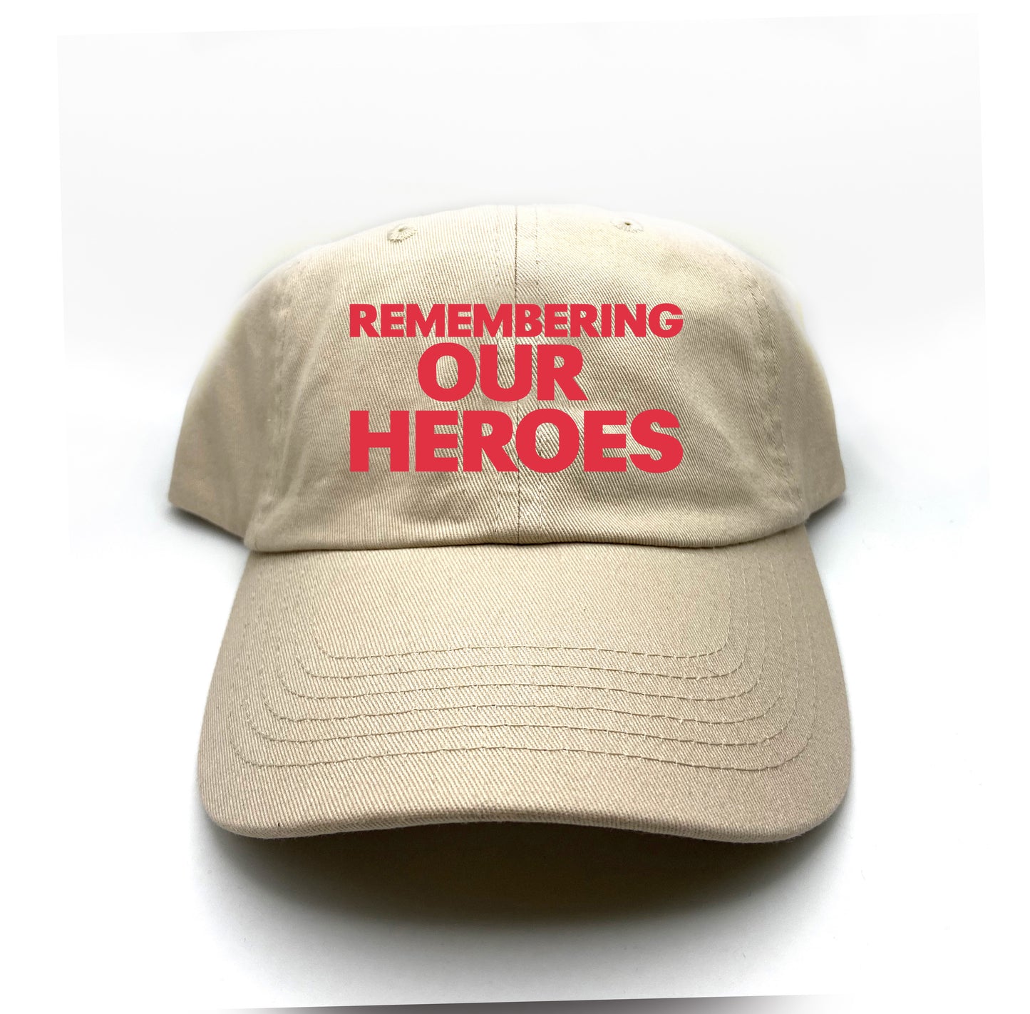 Remembering Our Heroes Red Dad Hat