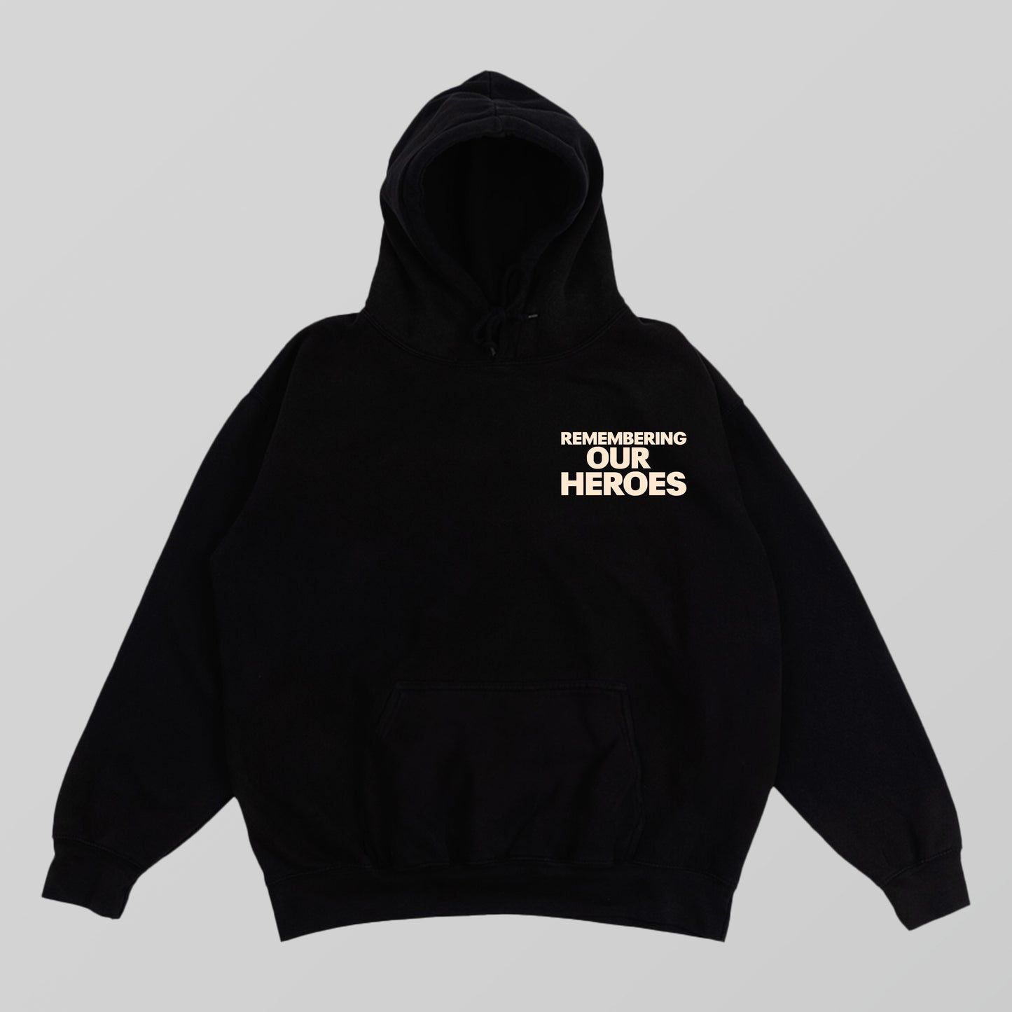 Remembering Our Heroes Tan Hoodie