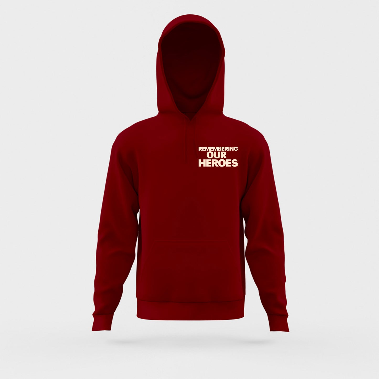 Remembering Our Heroes Tan Hoodie