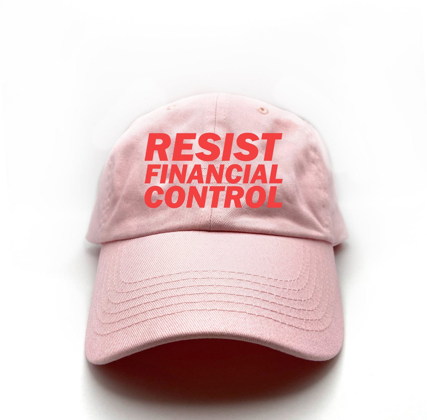 Resist Financial Control Red Dad Hat