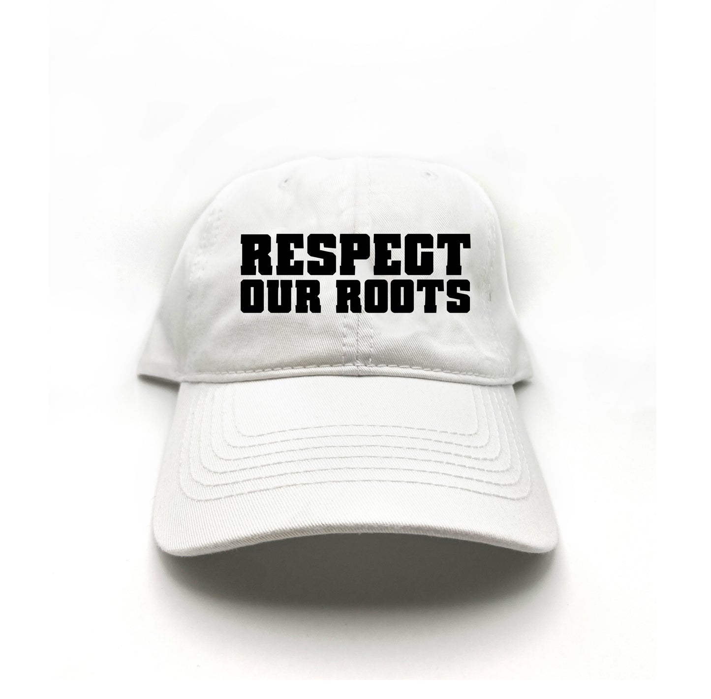 Respect Our Roots" Black Dad Hat