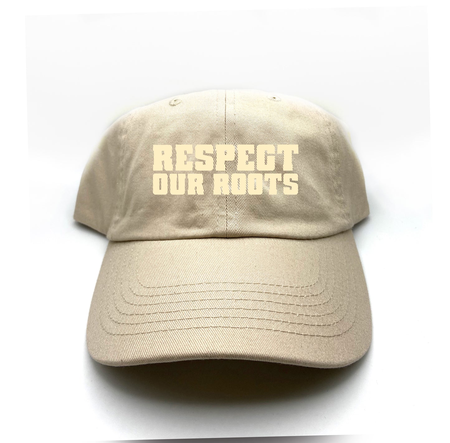 Respect Our Roots Tan Dad Hat