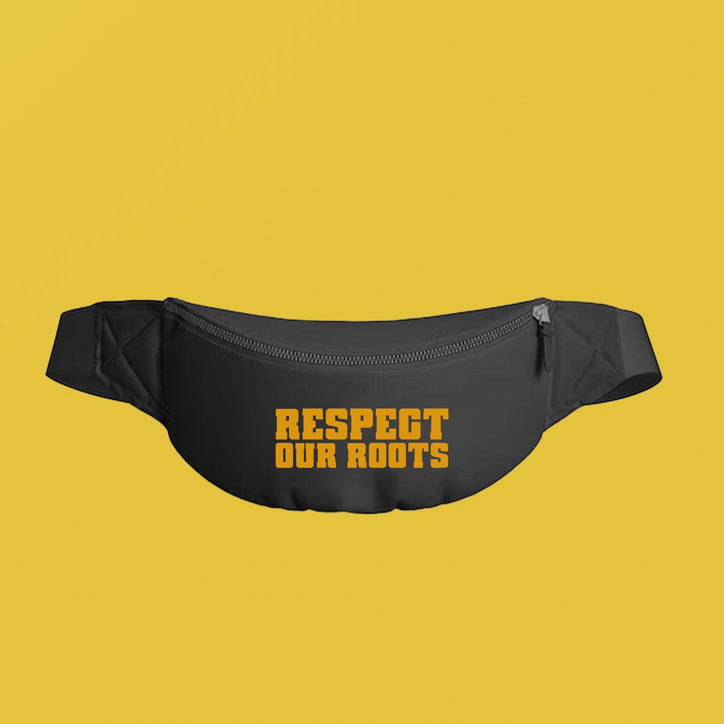 Respect Our Roots Yellow Fanny Pack