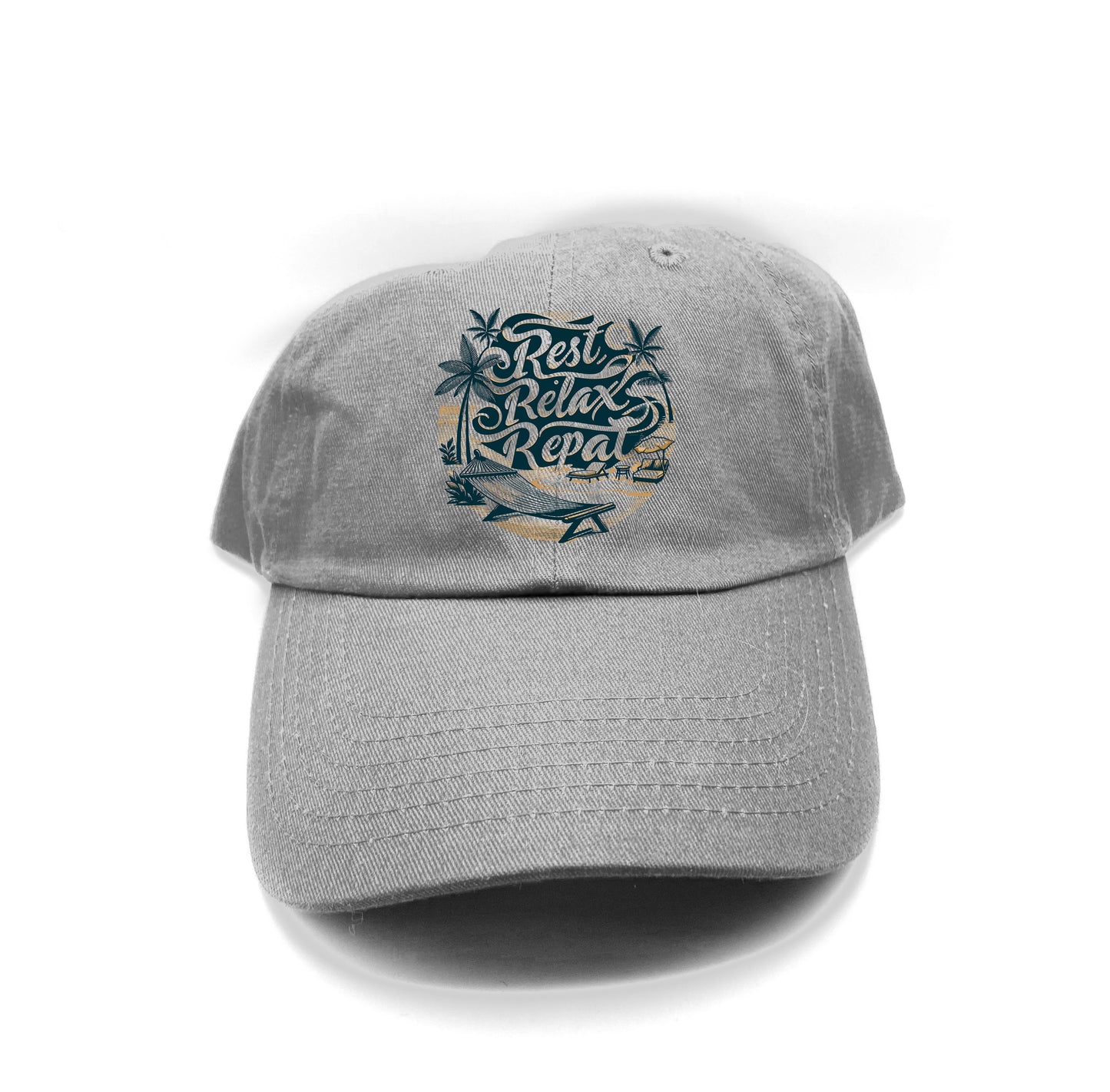 "Rest, Relax, Repeat" Dad Hat