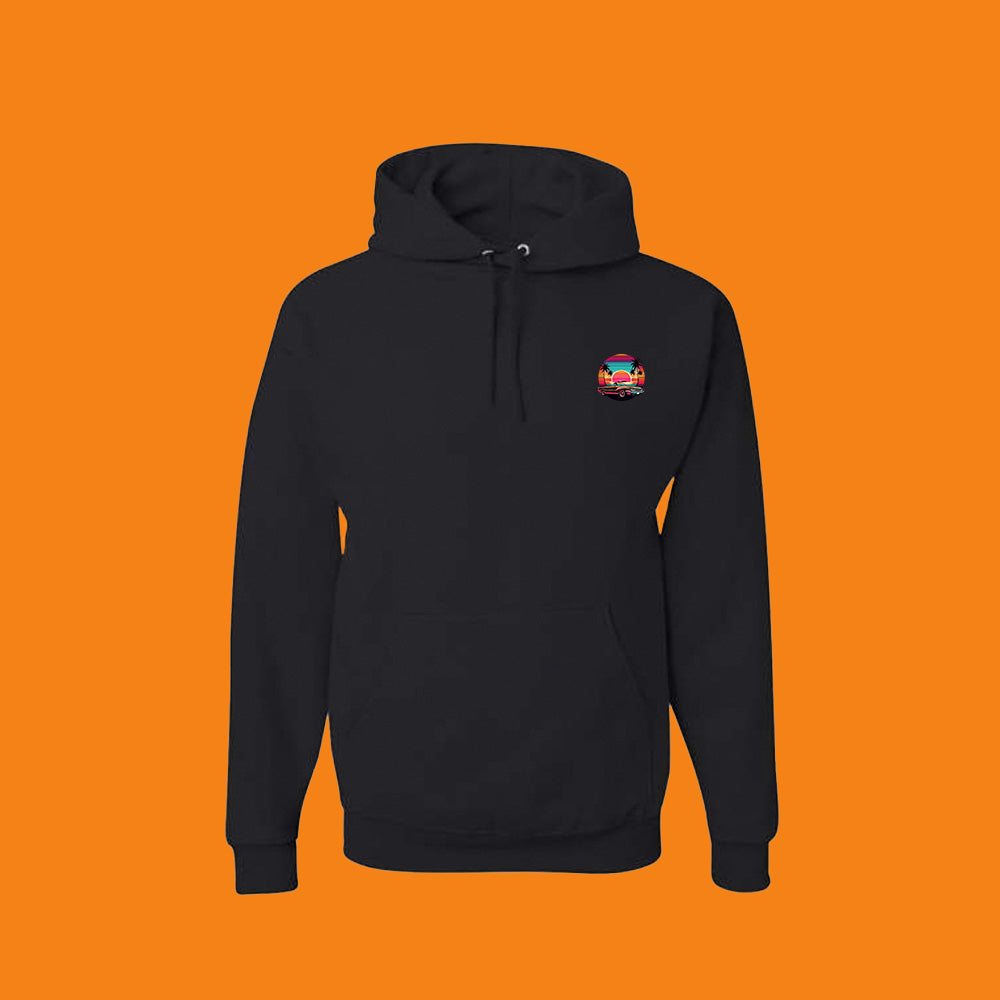 Retro Colorful Sunset Hoodie