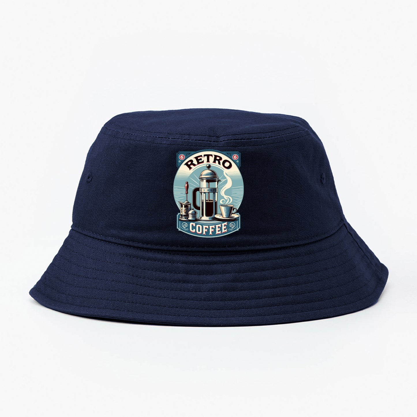 Retro Coffee Ad Bucket Hat