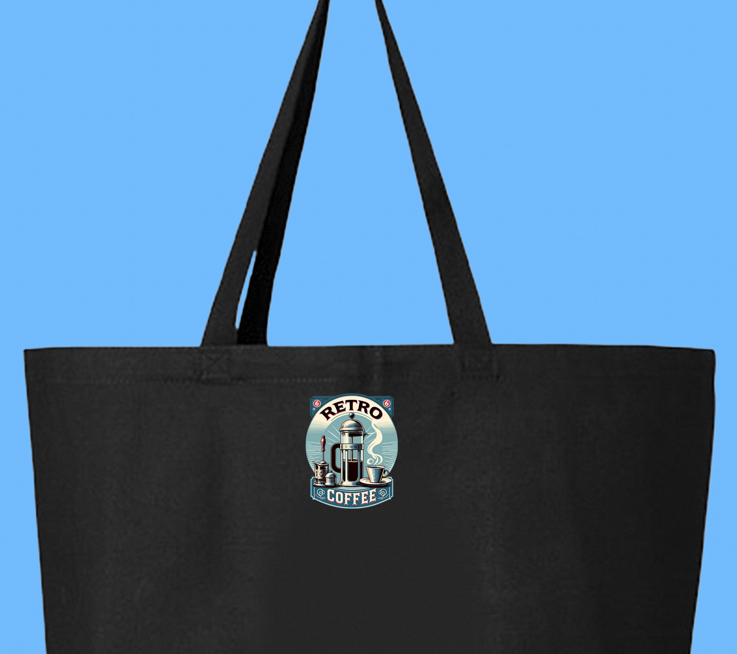 Retro Coffee Ad Tote Bag
