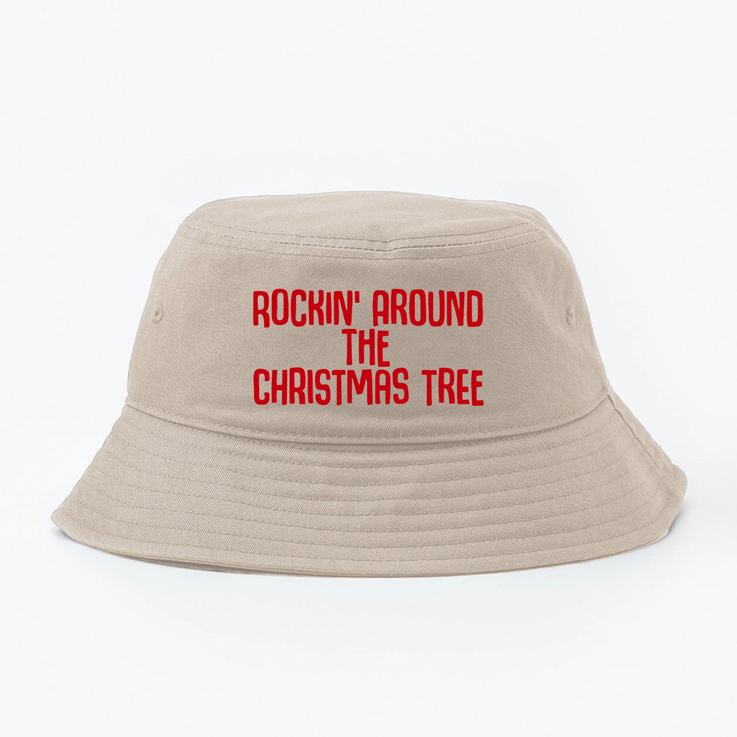 Rockin' Around the Christmas Tree Red Bucket Hat