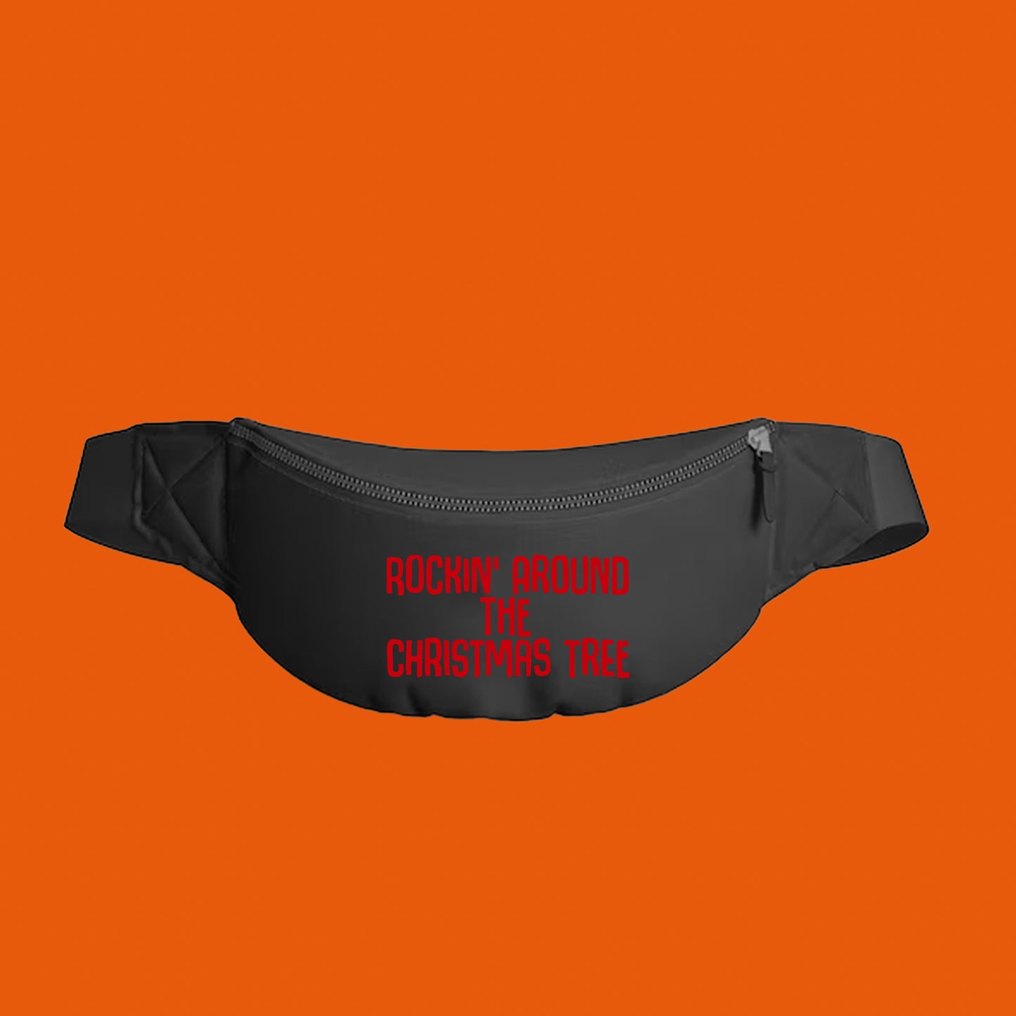 Rockin' Around the Christmas Tree Red Fanny Pack