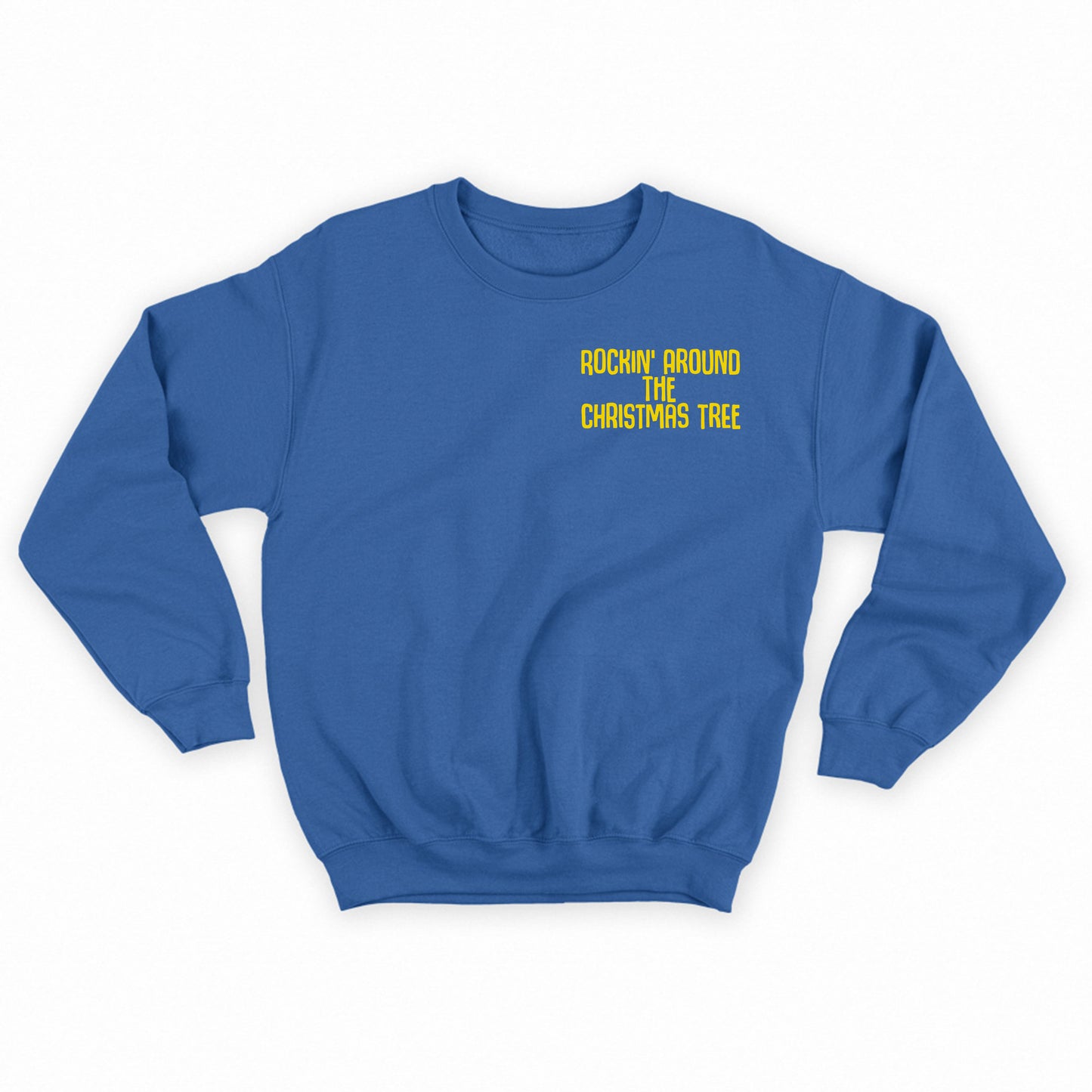 Rockin' Around the Christmas Tree Yellow Sweatshirt