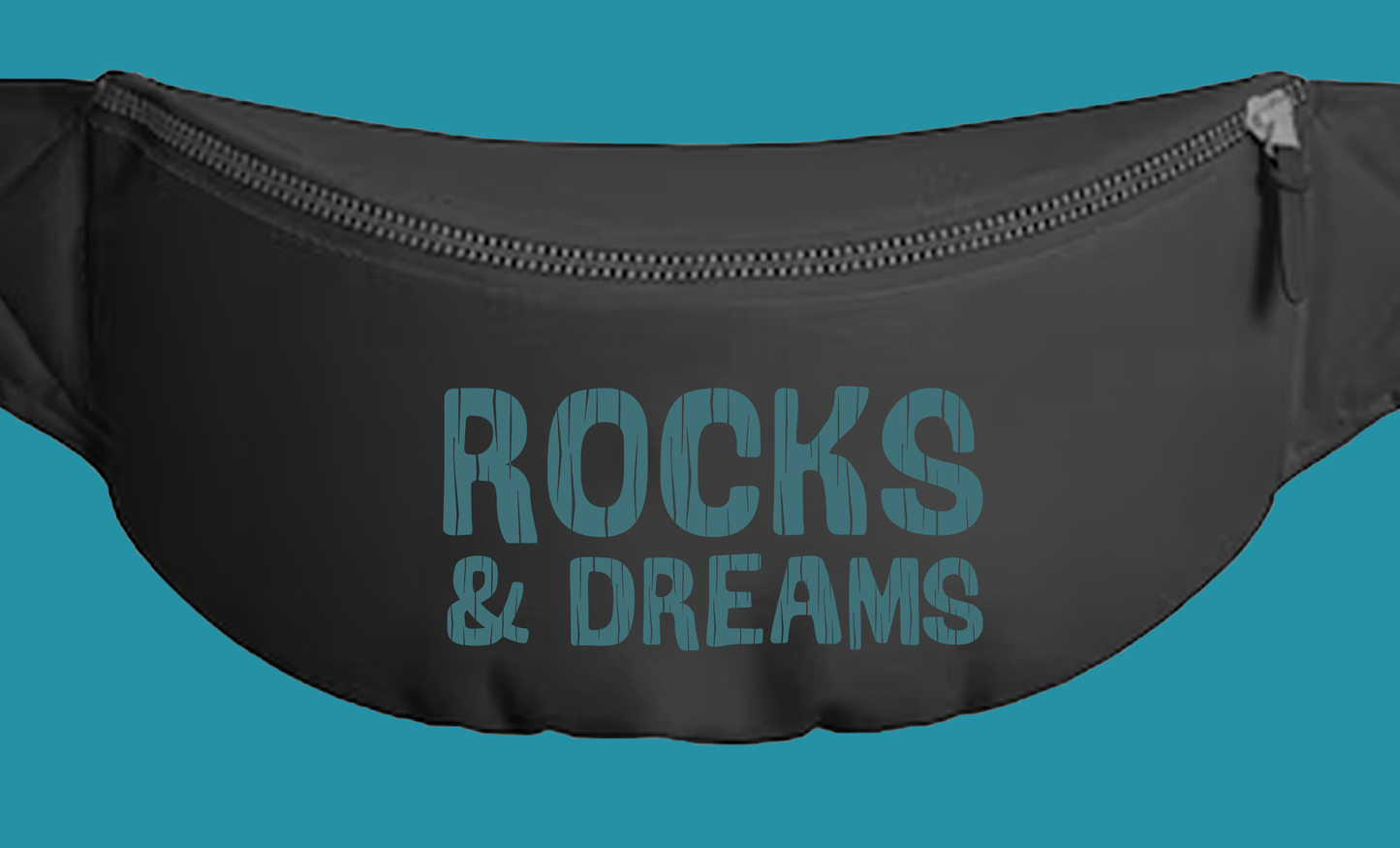 "Rocks & Dreams" Blue Green Fanny Pack