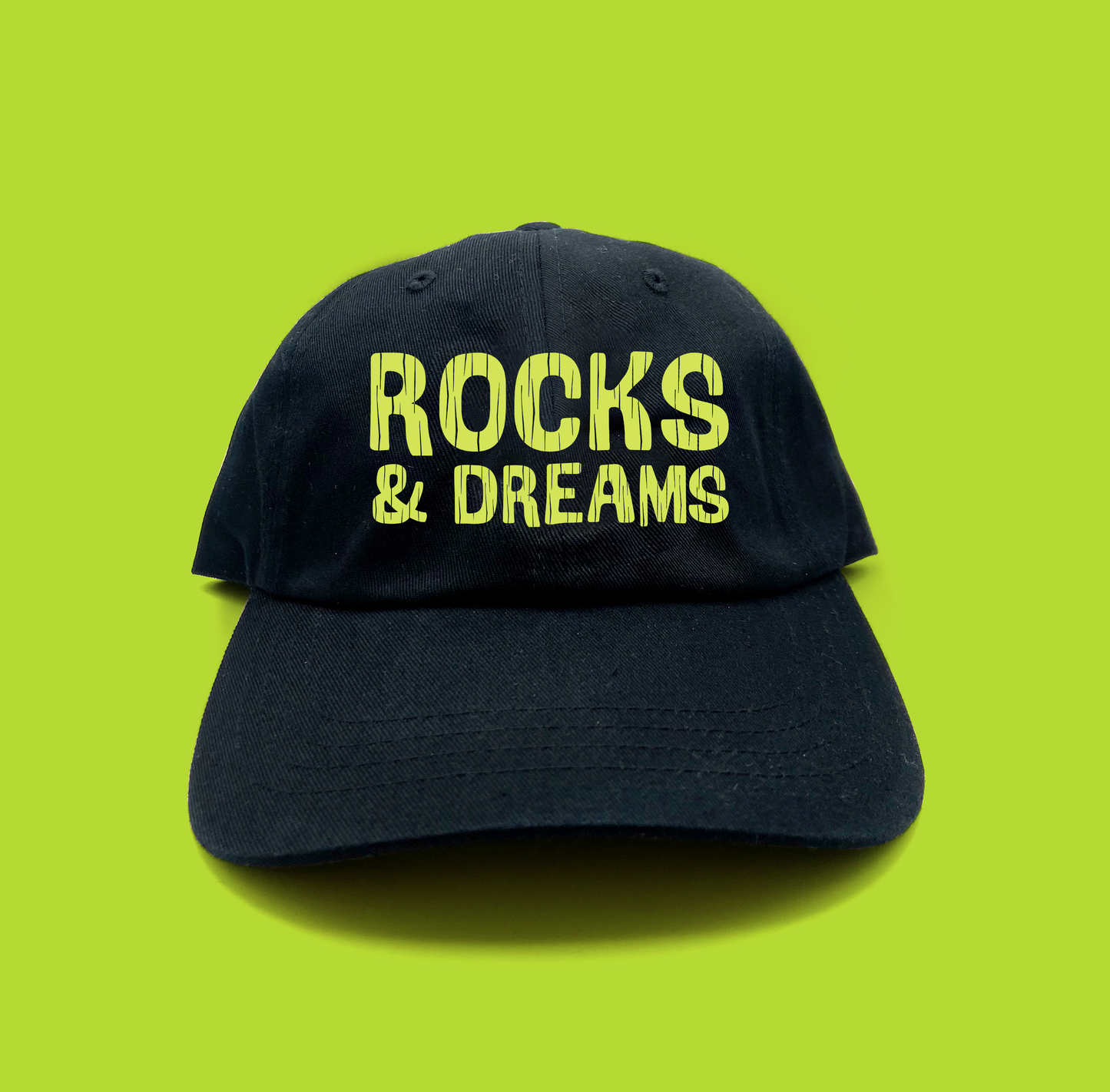 "Rocks & Dreams" Mint Green Dad Hat