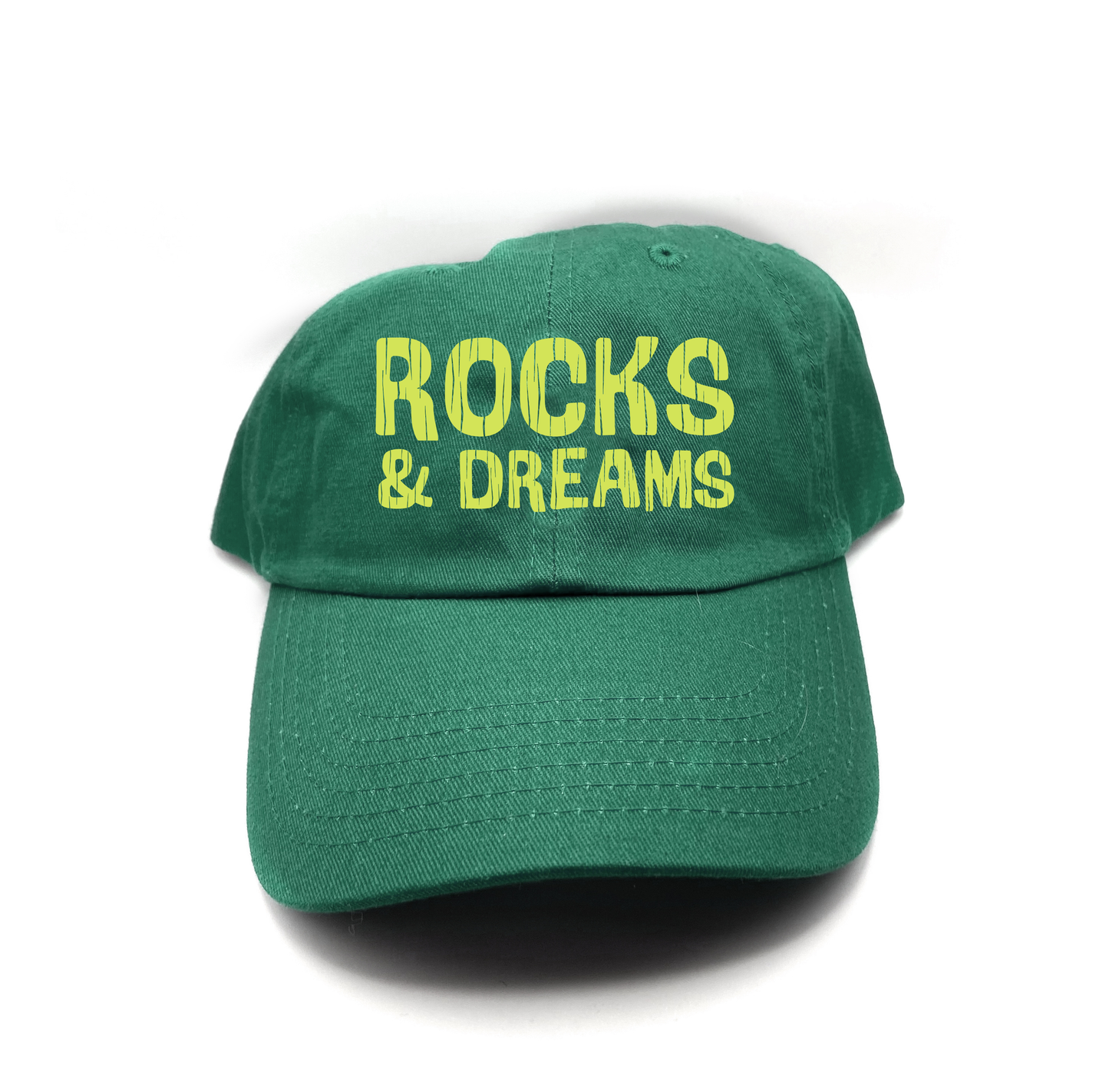 "Rocks & Dreams" Mint Green Dad Hat