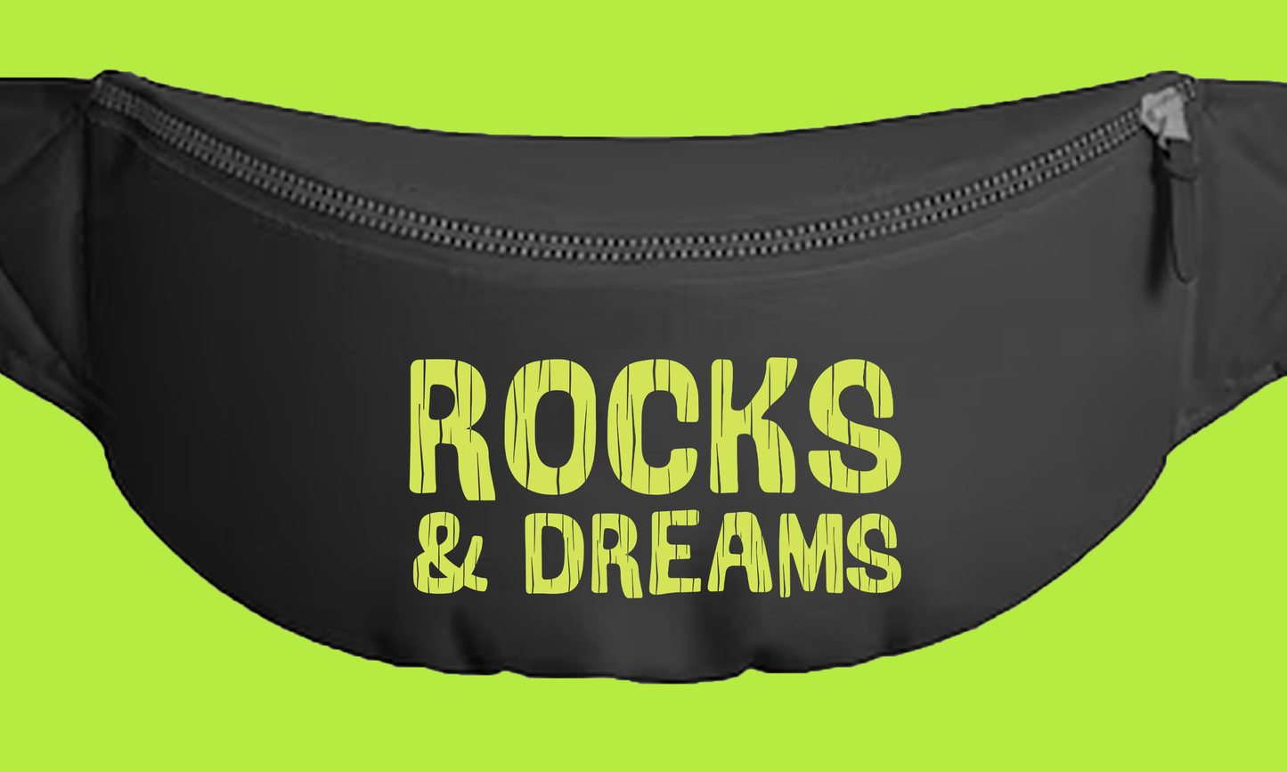 "Rocks & Dreams" Mint Green Fanny Pack