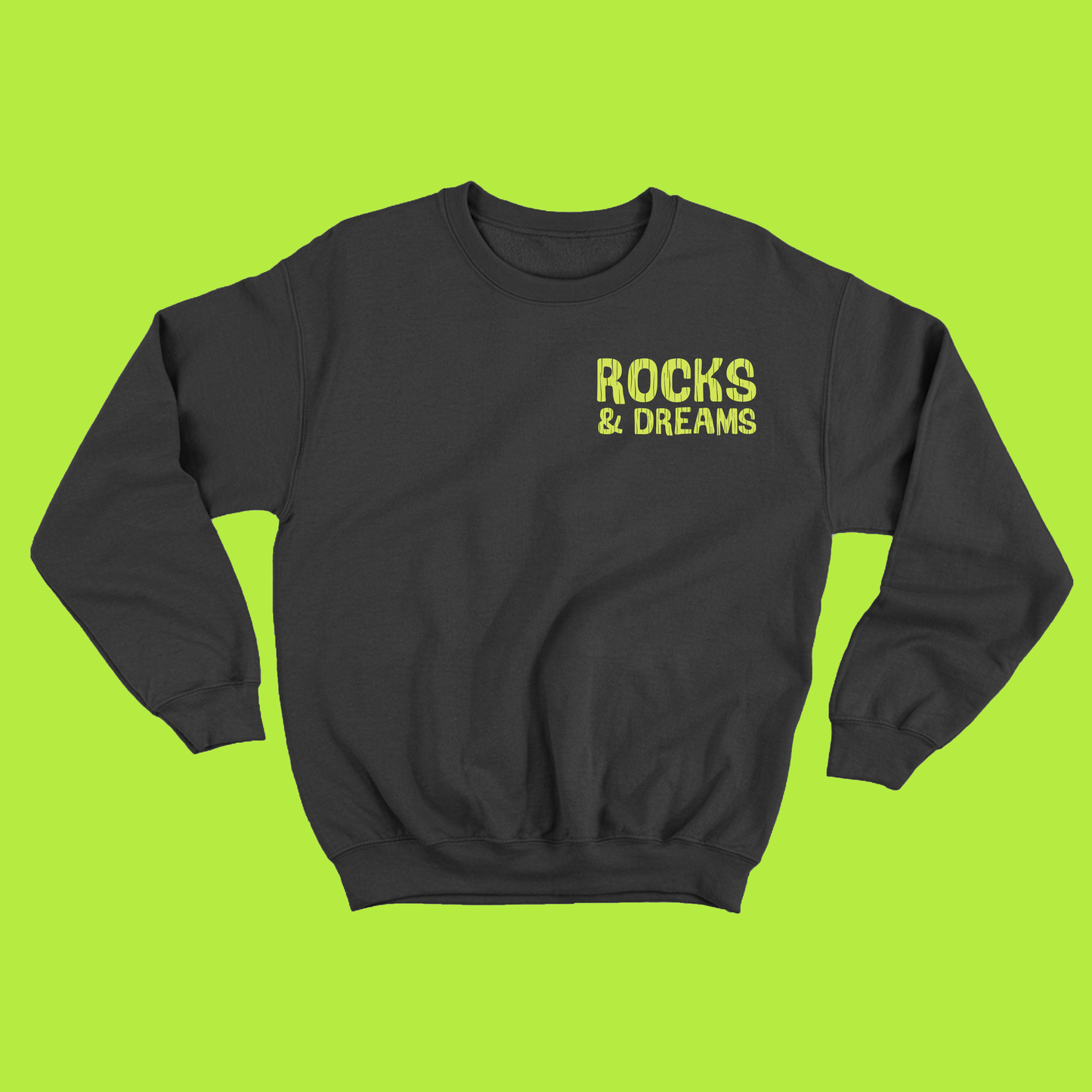 "Rocks & Dreams" Mint Green Sweatshirt