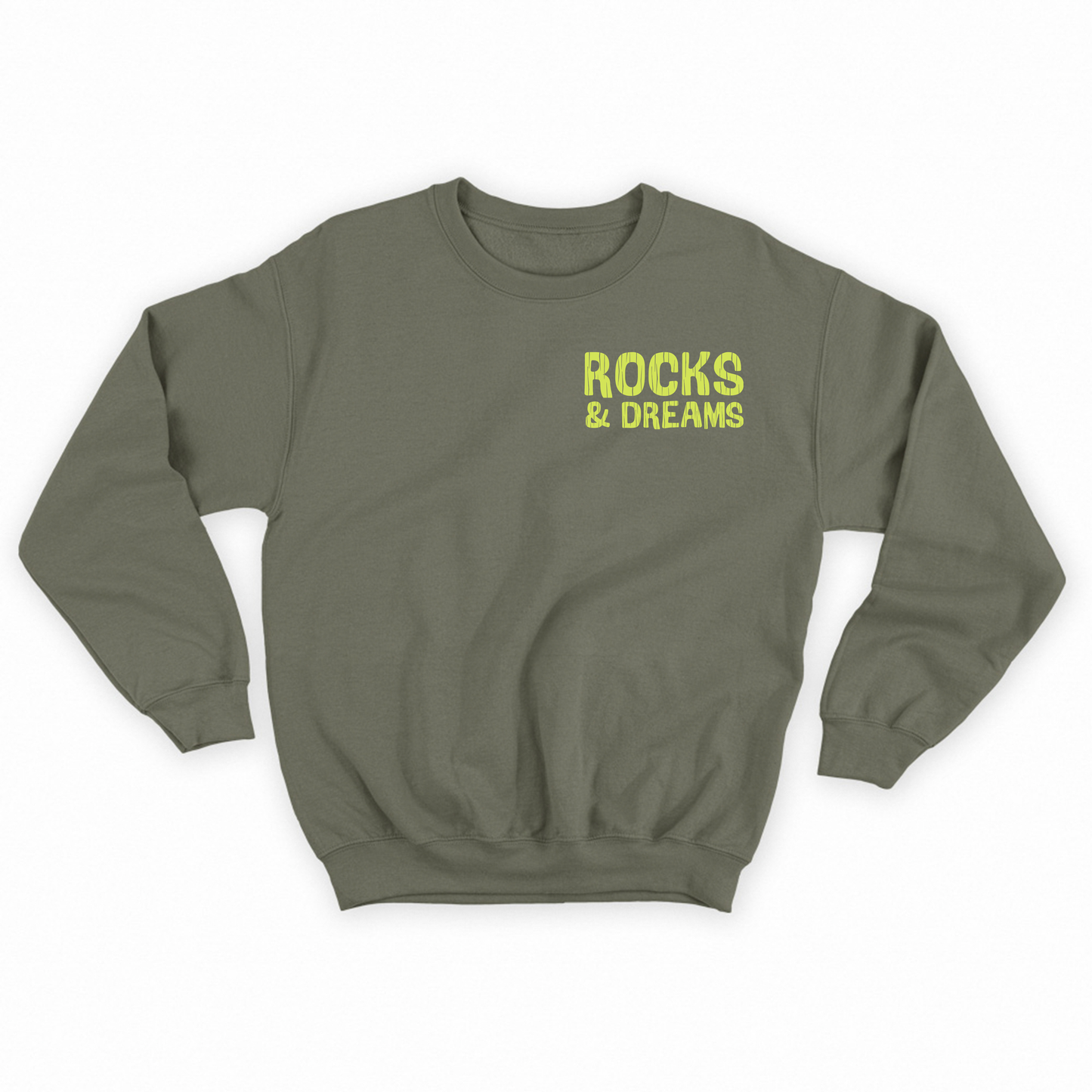 "Rocks & Dreams" Mint Green Sweatshirt