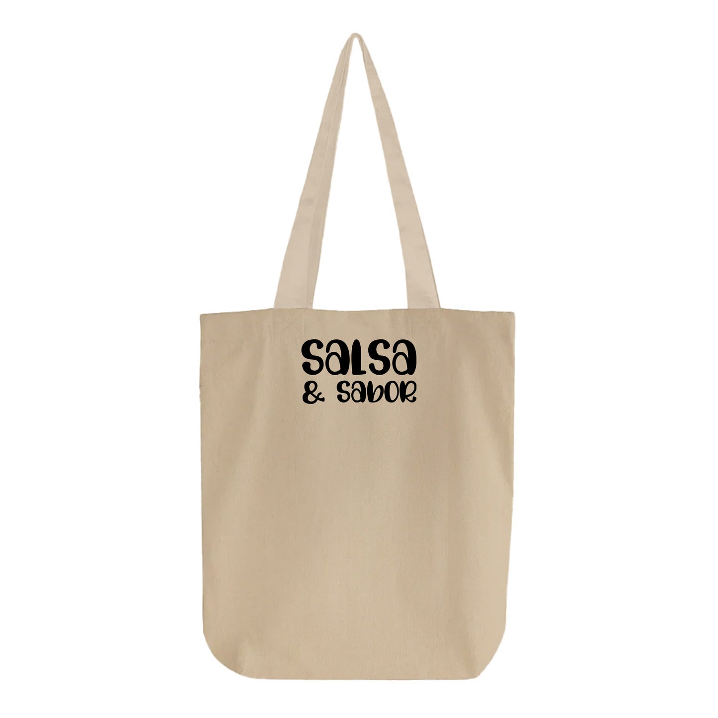 Salsa & Sabor Black Tote Bag