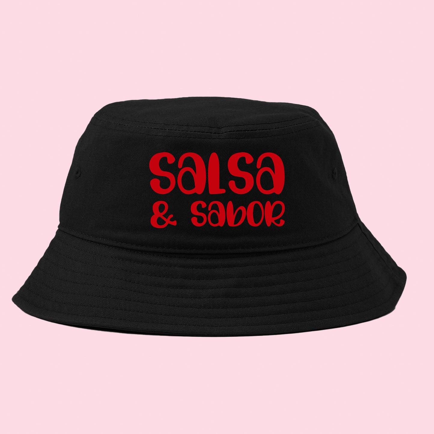 Salsa & Sabor Red Bucket Hat