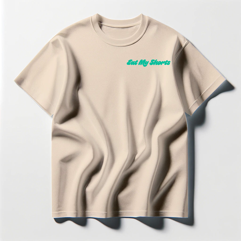 Eat My Shorts Green Tee Shirt