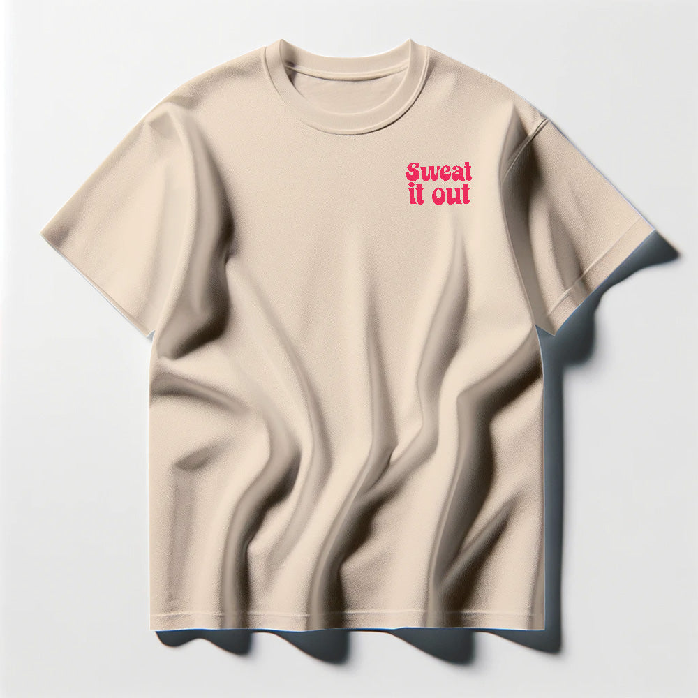 Sweat It Out Red Tee Shirt