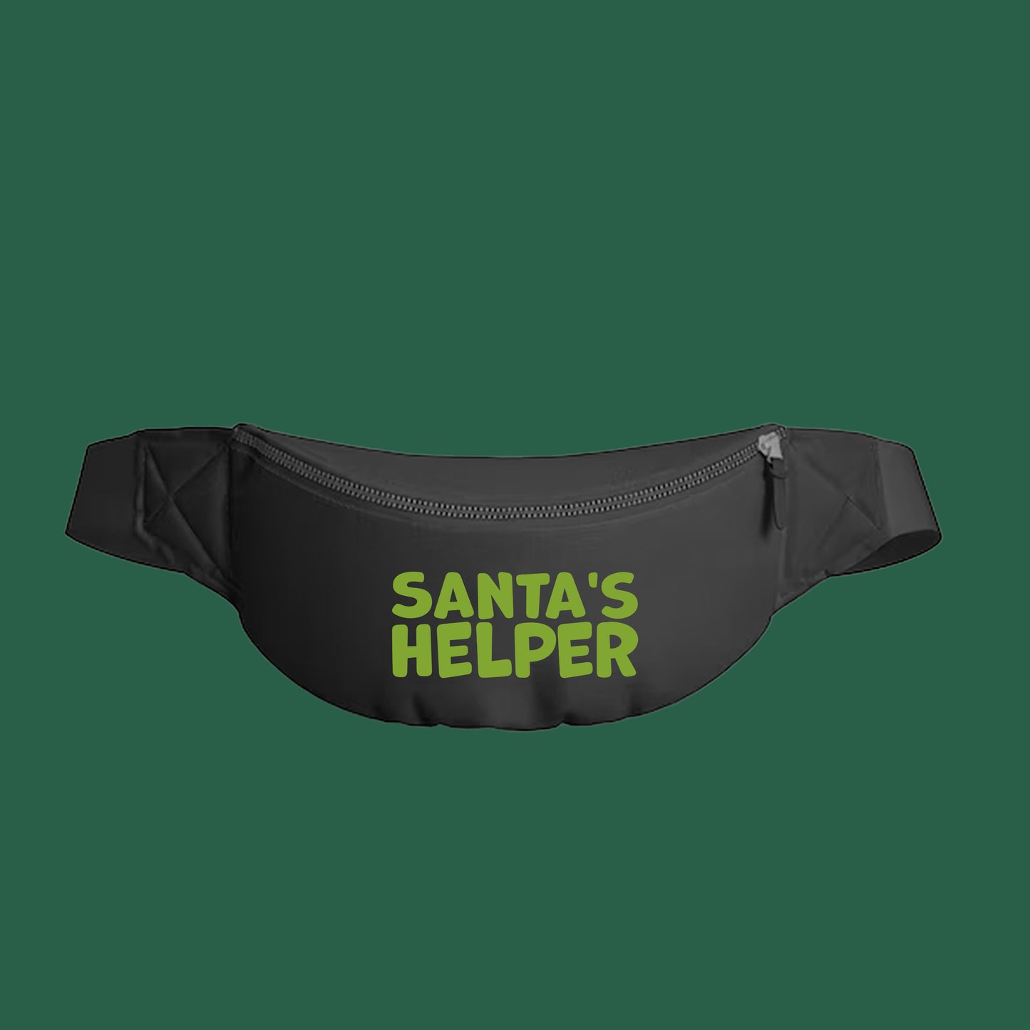 Santa's Helper Green Fanny Pack