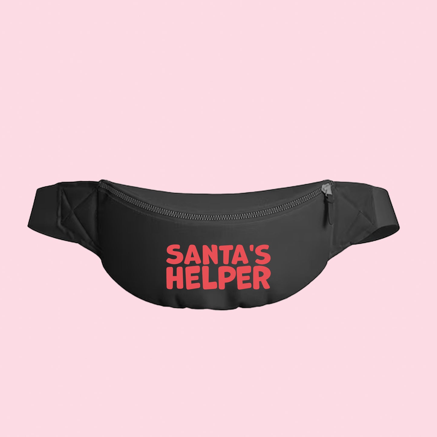 Santa's Helper Pink Fanny Pack