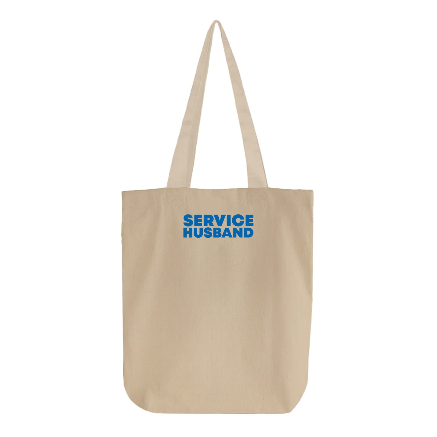 Service Husband Blue Tote Bag