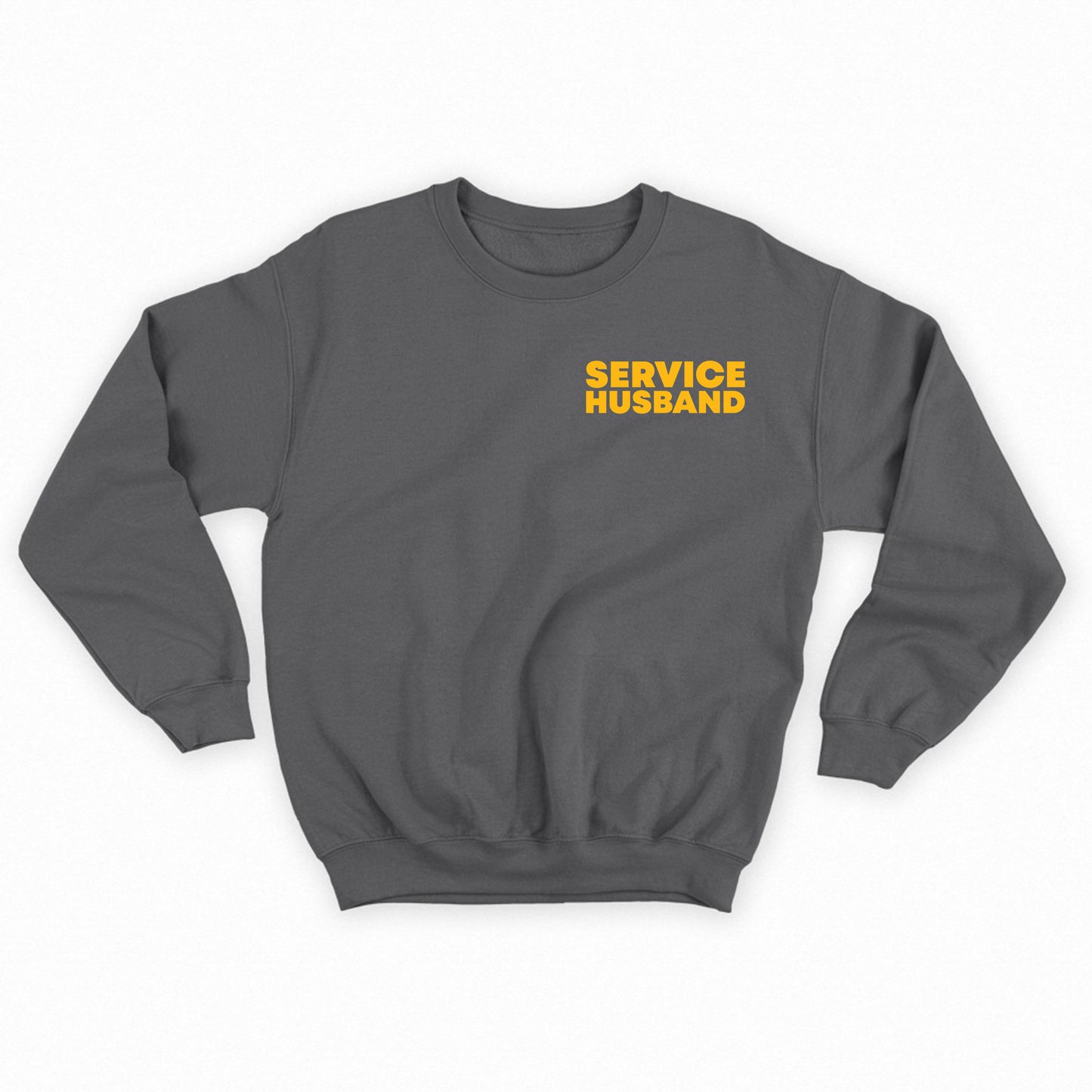 Service Husband Yellow Sweatshirt