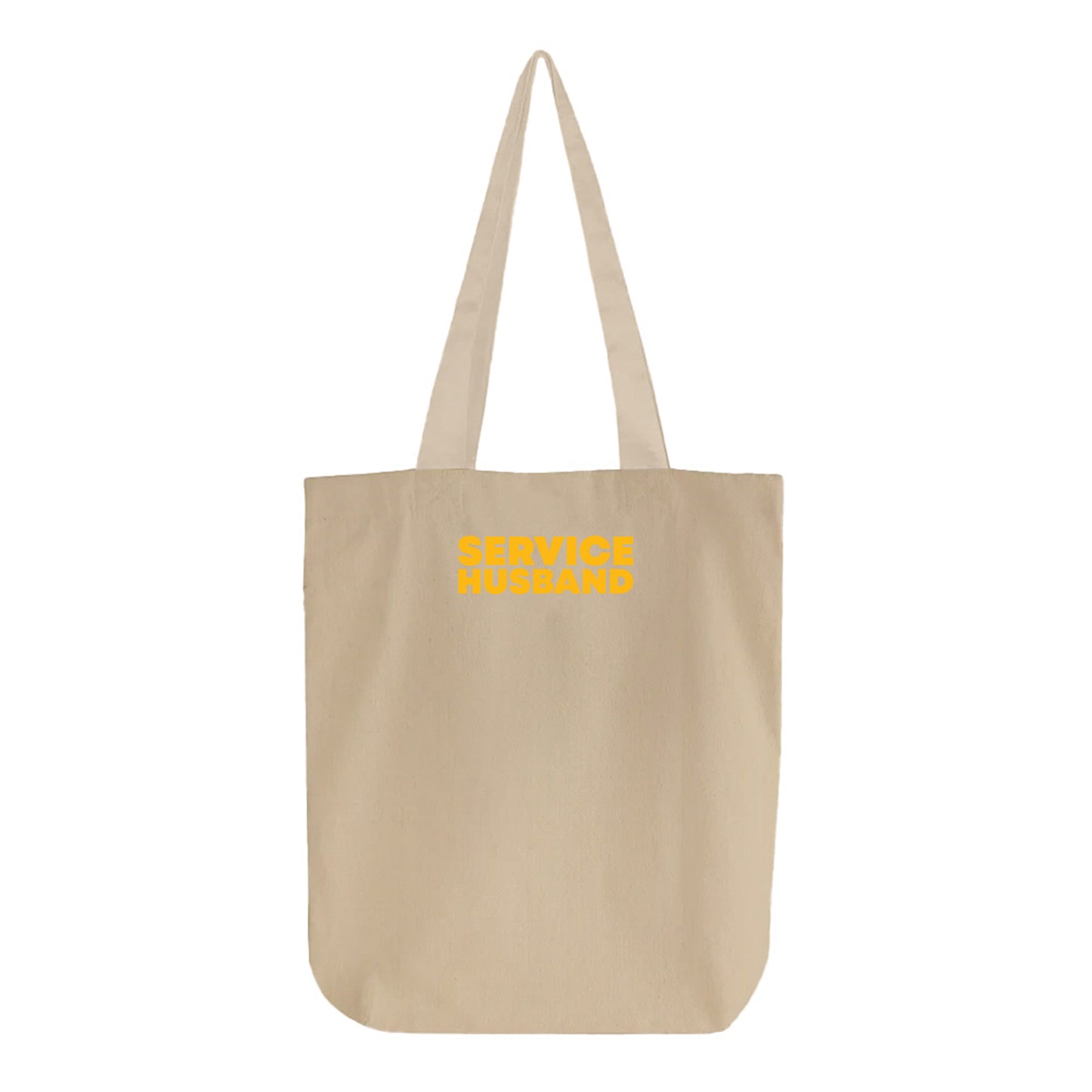 Service Husband Yellow Tote Bag