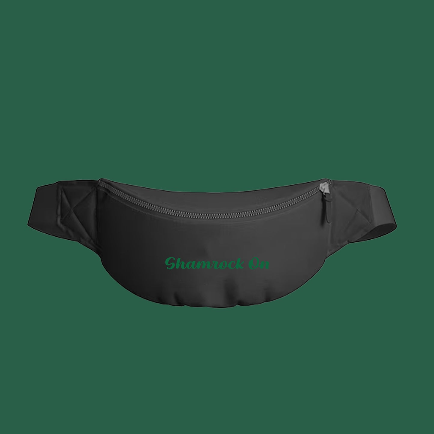 Shamrock On Dark Green Fanny Pack