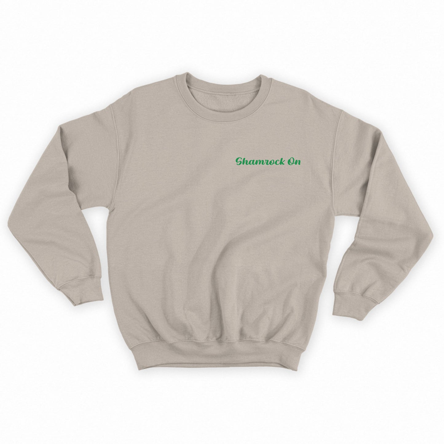 Shamrock On Leaves Sweatshirt