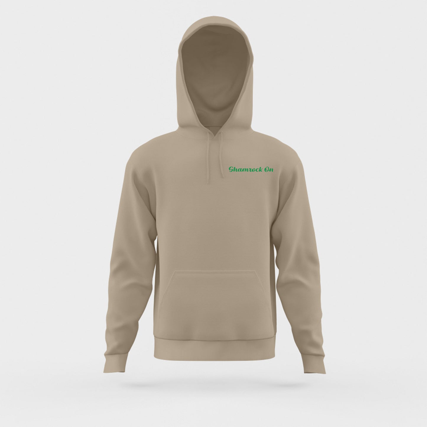 Shamrock On Leaves Hoodie