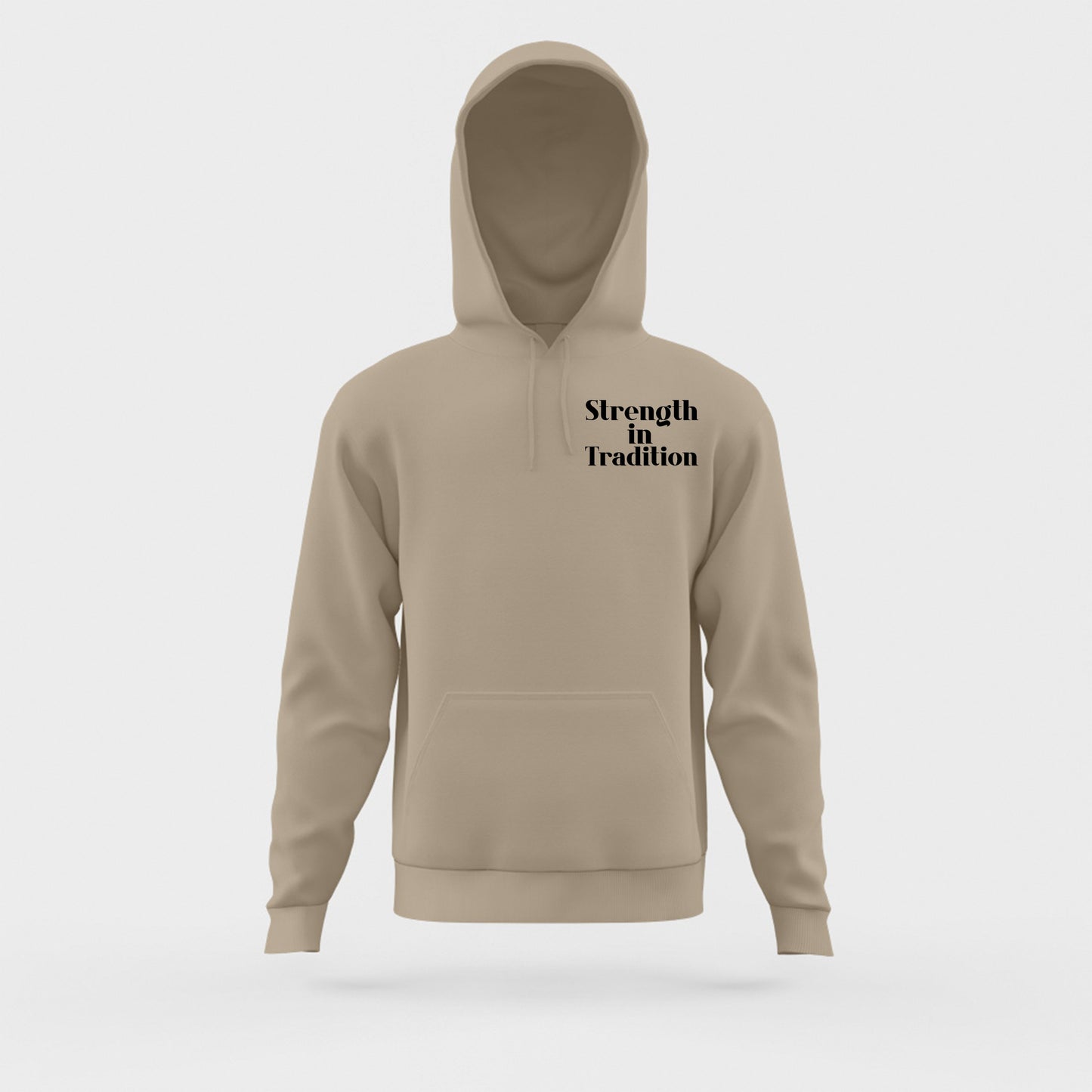 Strength in Tradition Black Hoodie