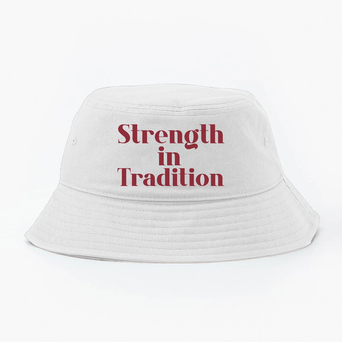 Strength in Tradition Maroon Bucket Hat
