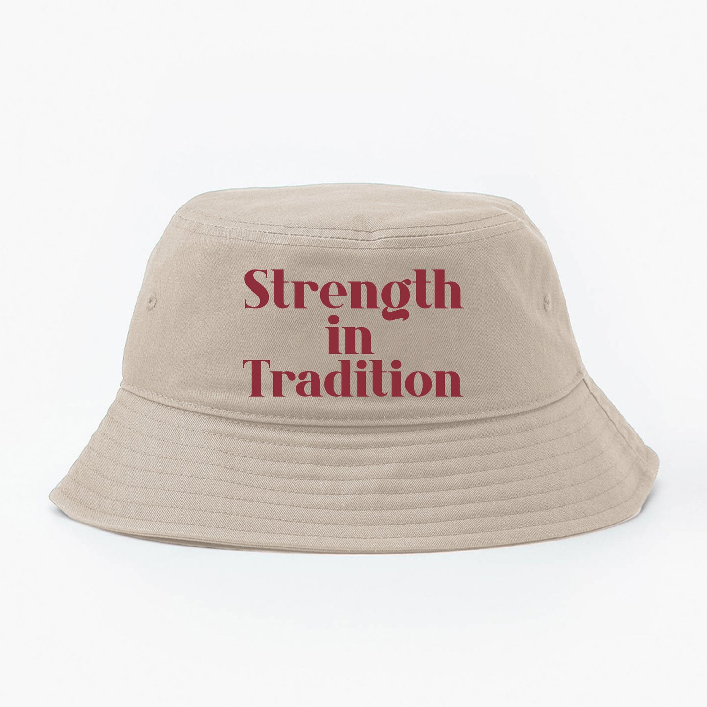 Strength in Tradition Maroon Bucket Hat